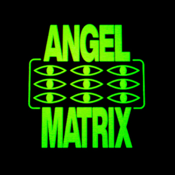 The logo of Angel Matrix, the game development studio.
